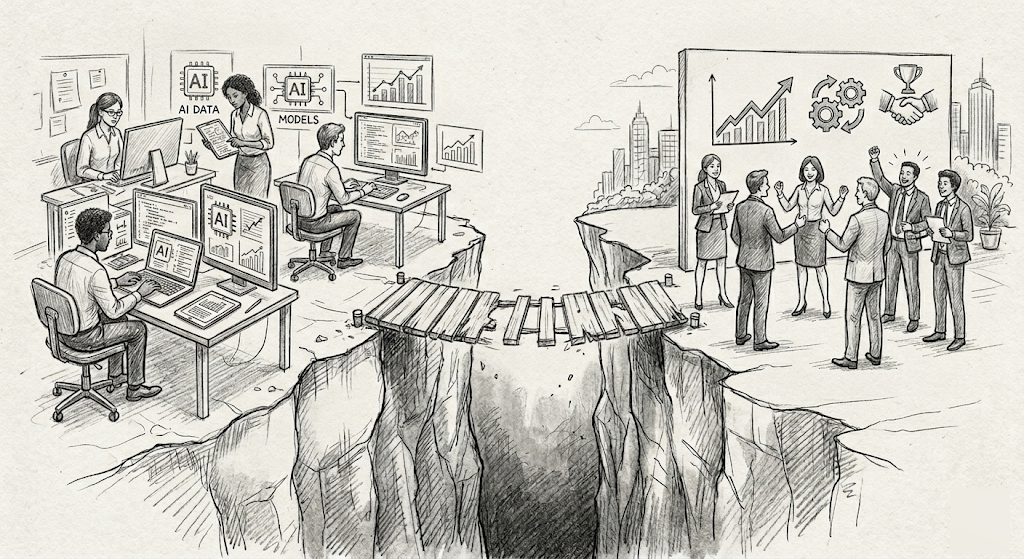 The gap between AI and business outcomes